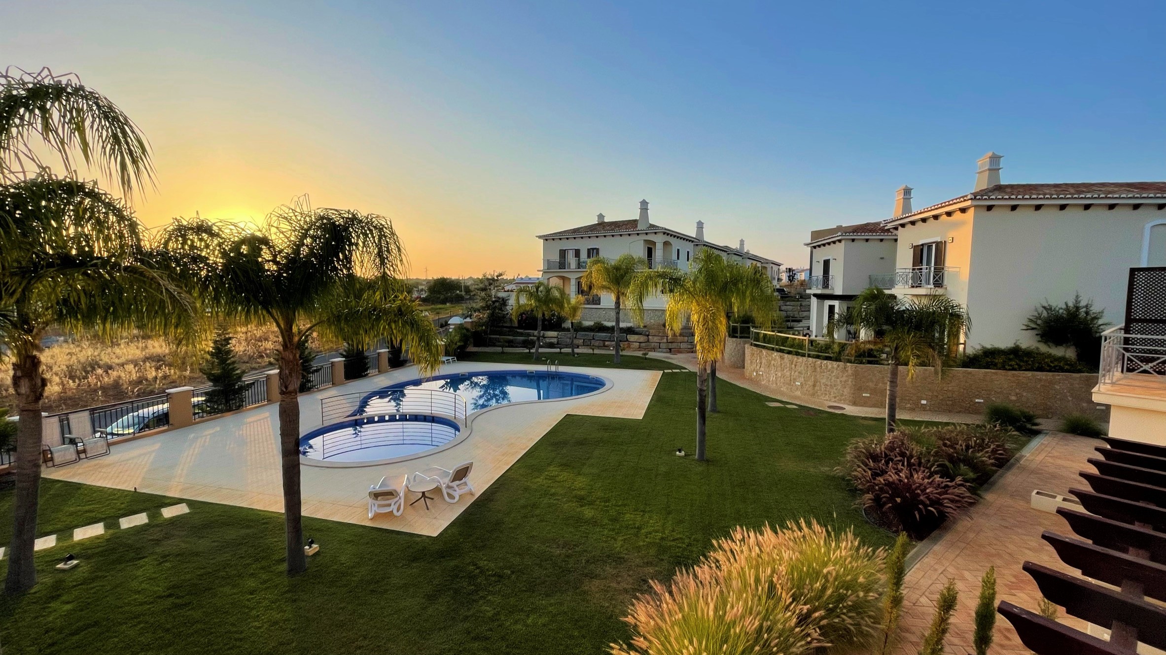 Villa Cascata terrace view