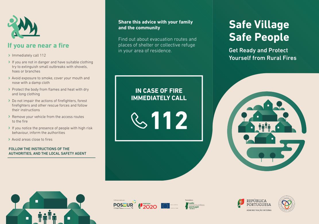 Safe Village, Safe People , Get ready to protect yourself from fire, poster 1